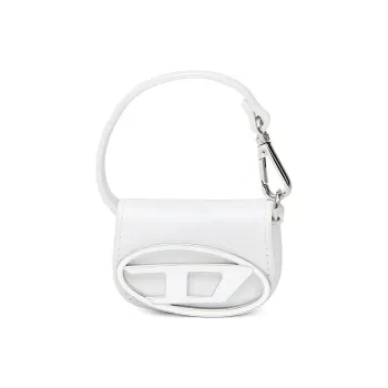 DIESEL Cow Leather 1DR Bag Crossbody Bag Shoulder Bag Mini Women's White
