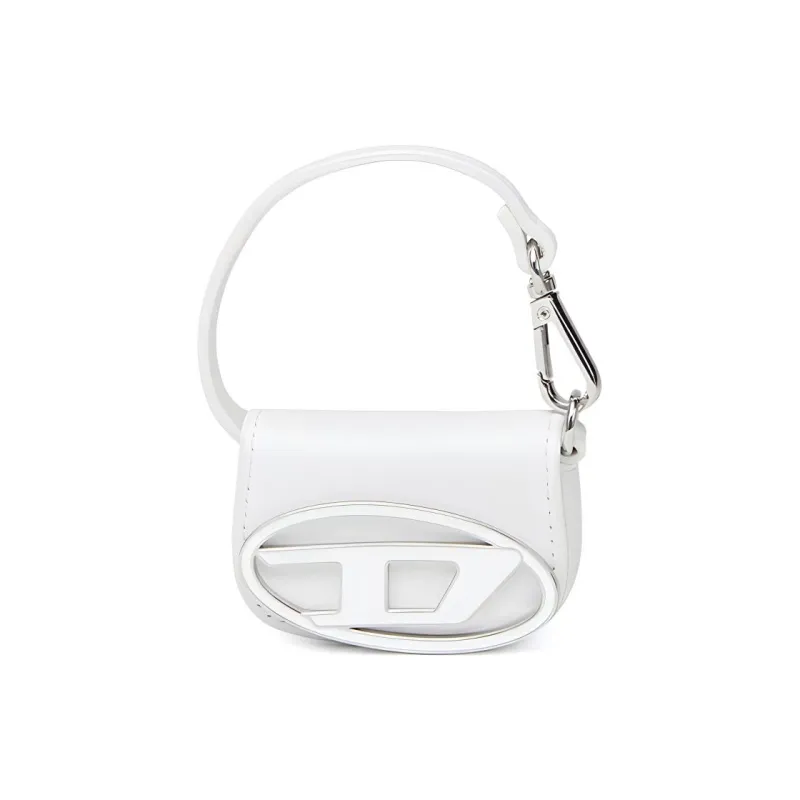 DIESEL Cow Leather 1DR Bag Crossbody Bag Shoulder Bag Mini Women's White-0