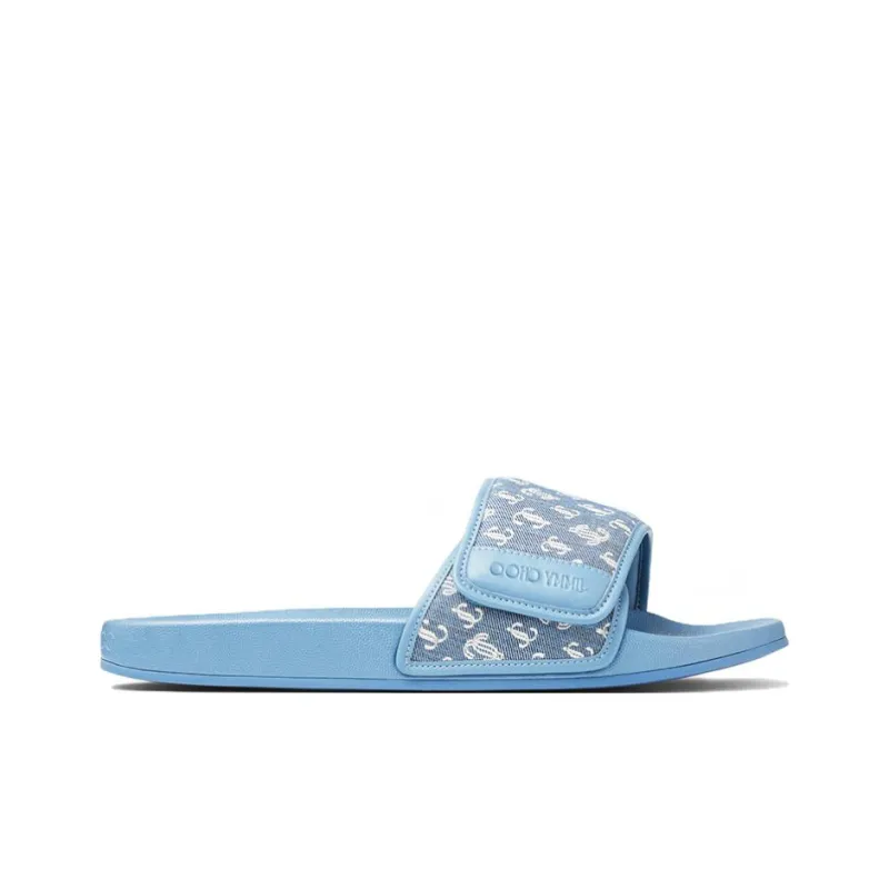 Jimmy Choo Fitz Monogram-jacquard Slides-1