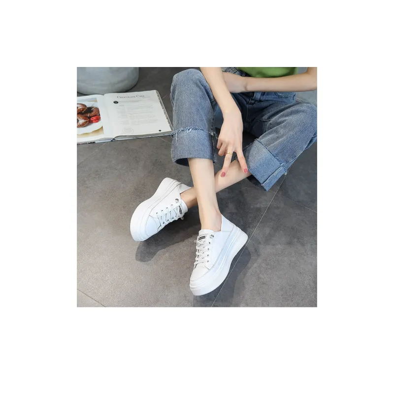 Bull Charm Canvas Shoes Women's White-3
