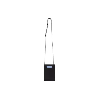 Lanvin Cow Leather Cell Phone Pouch Small Size Unisex Black