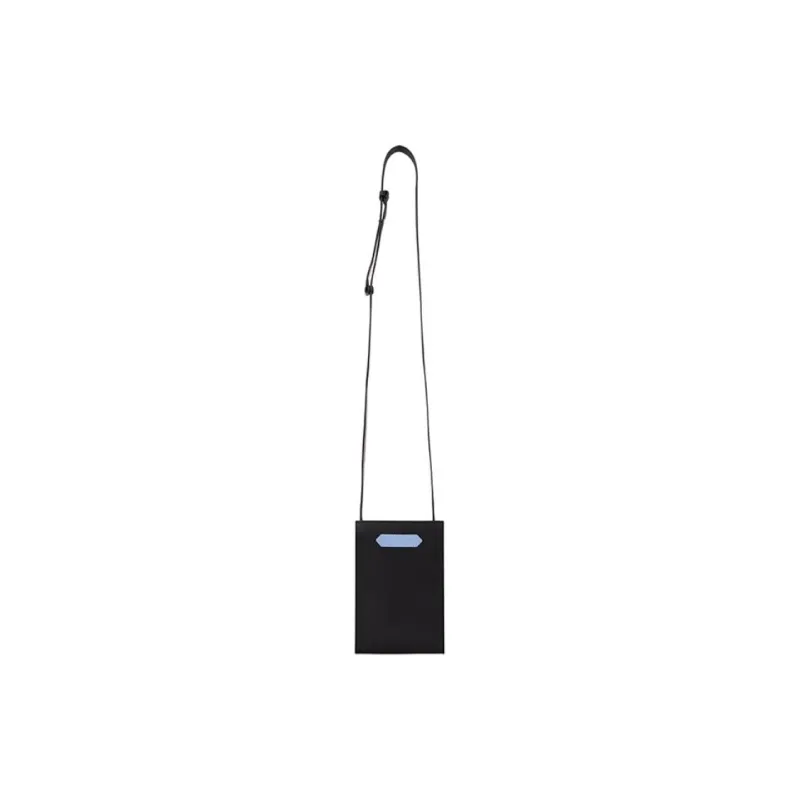 Lanvin Cow Leather Cell Phone Pouch Small Size Unisex Black-0