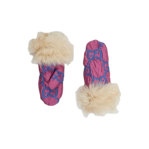 GUCCI Cashmere · Gloves Women's Pink