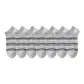 7 Light Gray Stripes