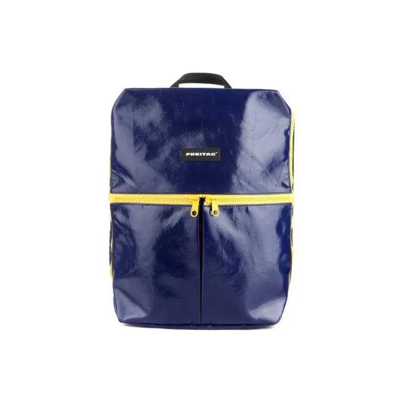 FREITAG Polyester Backpack Regular Unisex Plaid Yellow-0