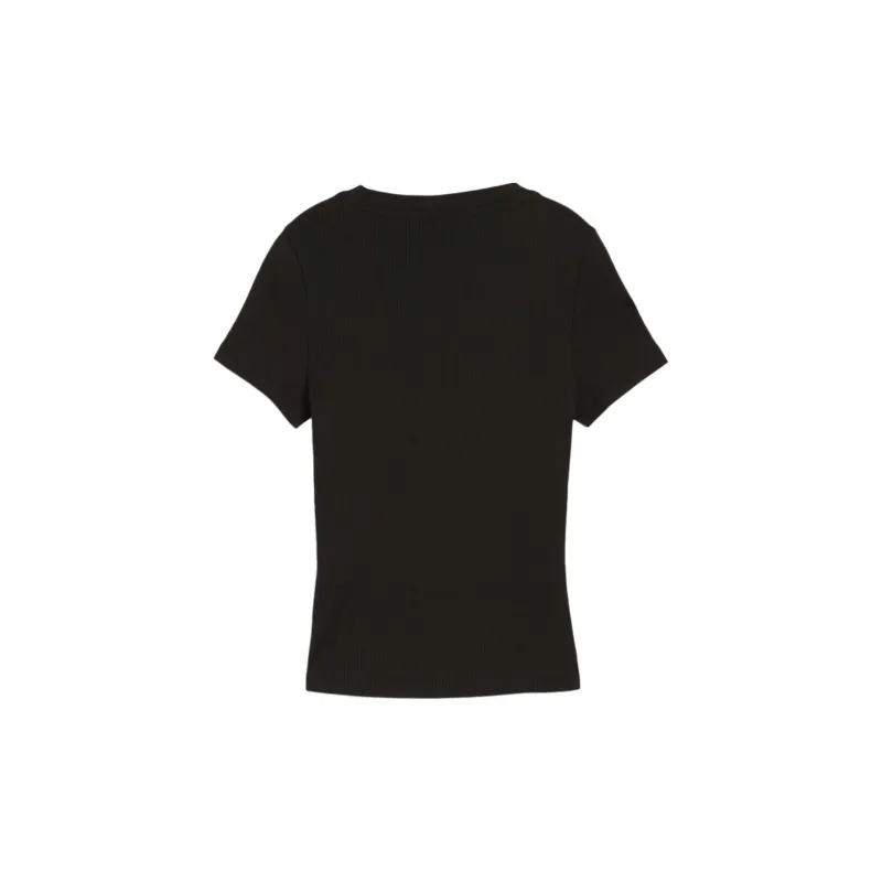PUMA CLASSICS Regular T Shirt Women's Black-1