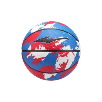 Erke Rubber Basketball Graffiti Red Size 7 Ball Training Match Unisex