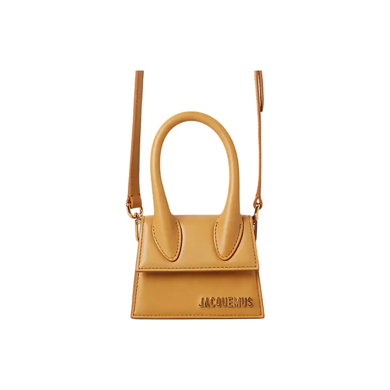 Jacquemus Leather Handbag Women's Light Umber-2