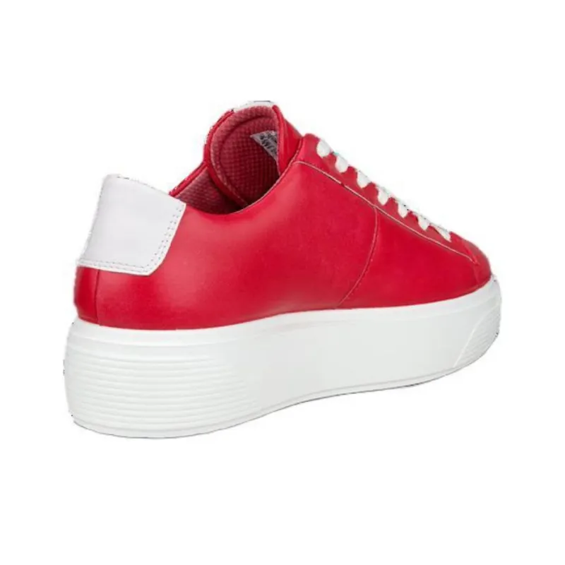 Ecco Low Top Skateboard Shoes Women's Berry Tea-2