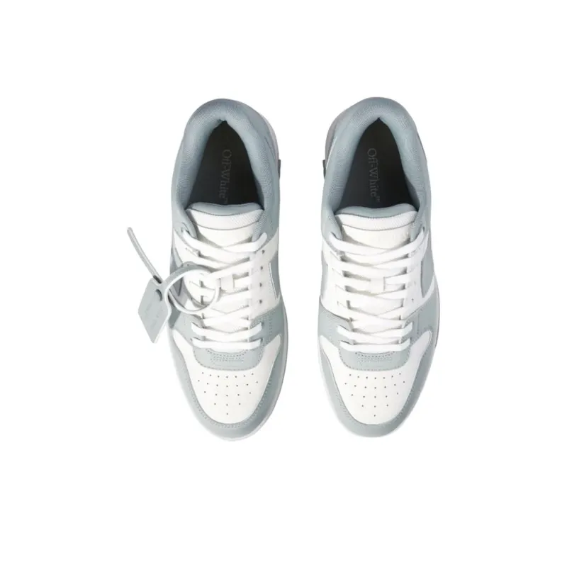 OFF WHITE Out Of Office Ooo Low Tops White Grey-4