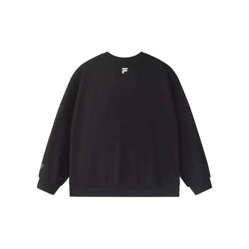 FILA FUSION Sweatshirt Unisex Meteorite Iron Black-1