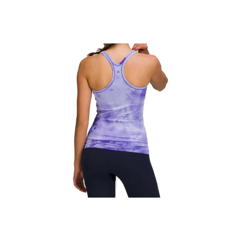 Lululemon Ebb To Street Sport Vests Women's Marble Dye Indigo-1
