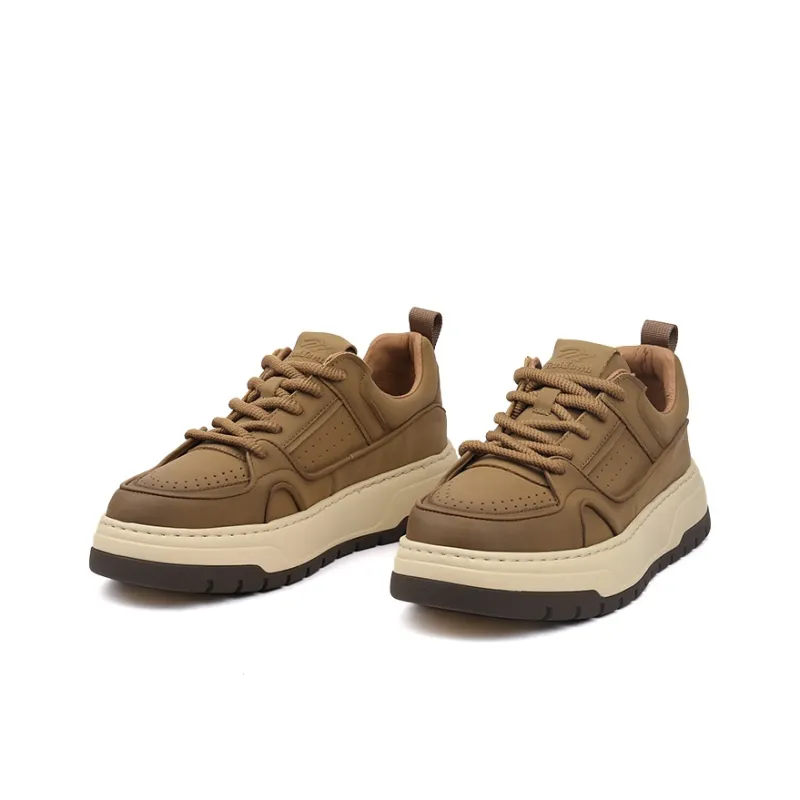 Tide Attack Low Top Skateboard Shoes Men's Umber-5