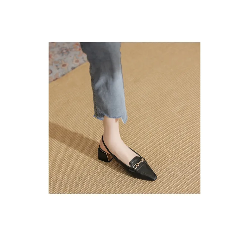 YAFEI XUANYU Chunky Heel High Heels 5cm Women's-16
