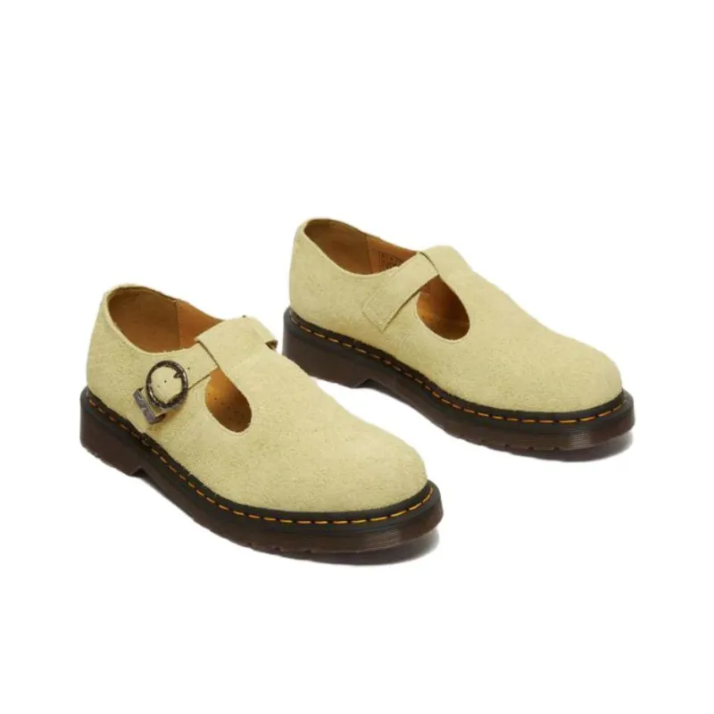 Dr.Martens Low Top Casual Shoes Unisex Beige Yellow-2