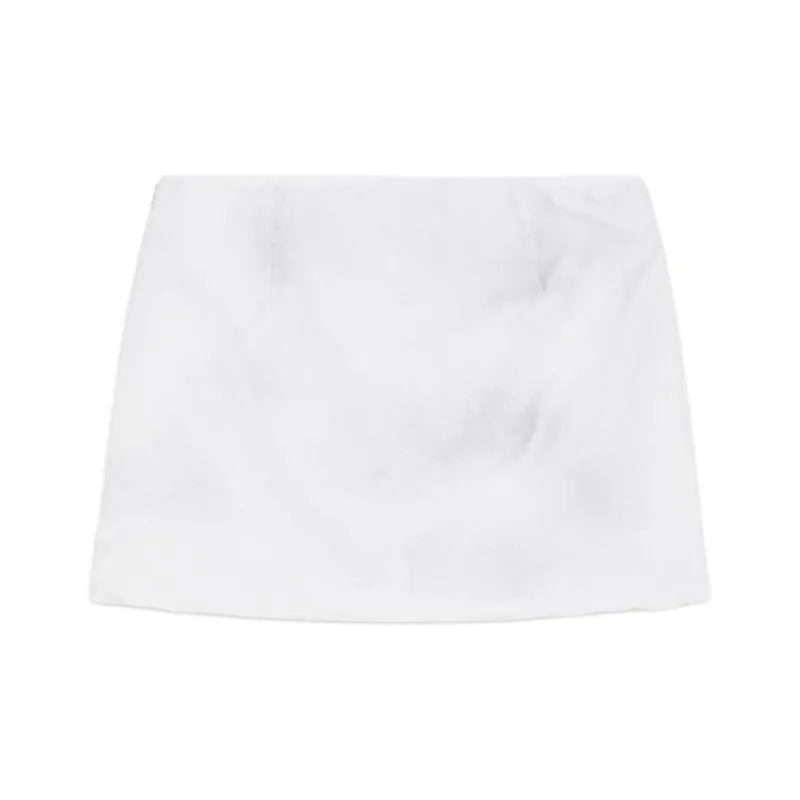 WE11DONE FW24 Casual Short Skirts Women's White-1