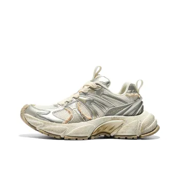 VIDORY ANGEL Anti Slip And Wear Resistant Height Increasing Low Top Chunky Sneakers Men's Champagne Gray