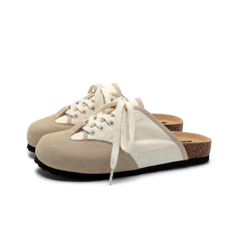 Feiyue Quiet Abrasion Resistant Slip Resistant Wrap toe Slippers Women's-10
