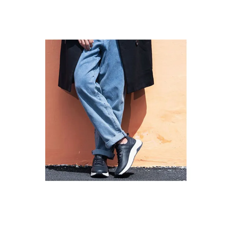 WALK SOUL Wear-Resistant Breathable Coverage Lightweight Height Increasing Low-Top Casual Shoes Men's-10
