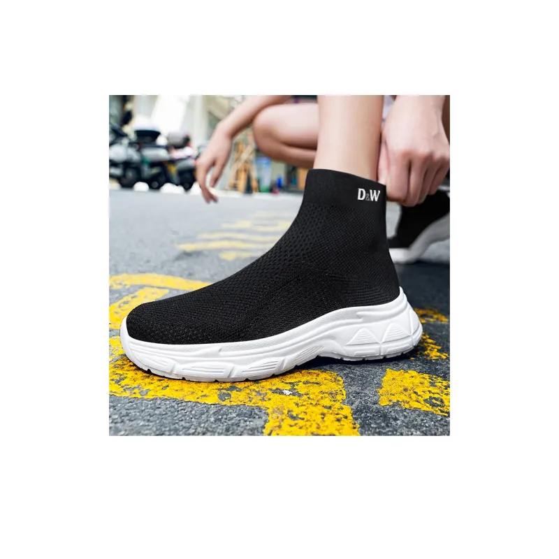 D&W Anti Slip And Wear Resistant Breathable Mid Top Casual Shoes Unisex-2