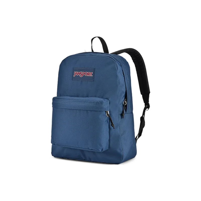 JanSport Polyester Backpack Medium Size Unisex Marine Blue-1