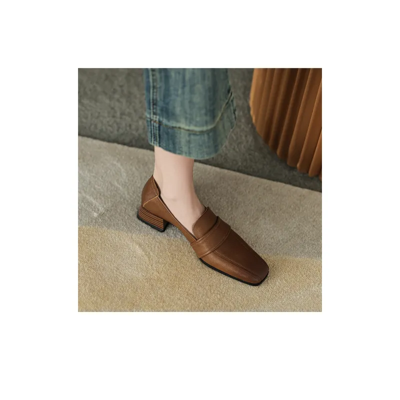F·LOVES·f Loafers 4cm Women's Brown-2