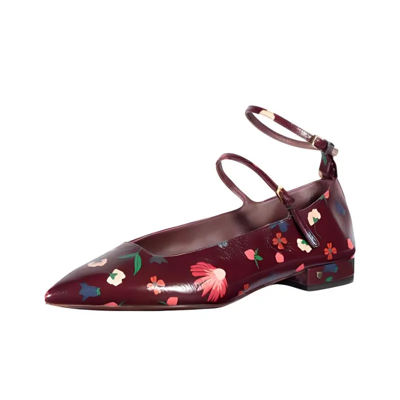 Laurence Dacade Ilona Mary Jane Shoes Women's Red-2