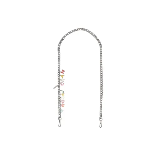 Metal Bag Shoulder Strap Women's Silver