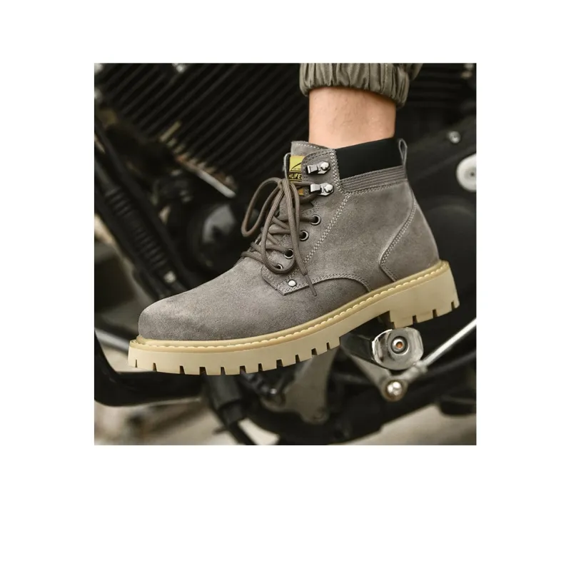 HLA Wear-Resistant Short Outdoor Boots 3.5cm Men's-12