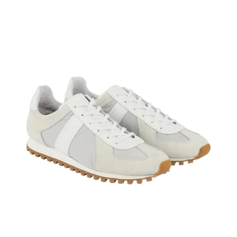 Sandro Low Top Casual Shoes Men's Ecru-2