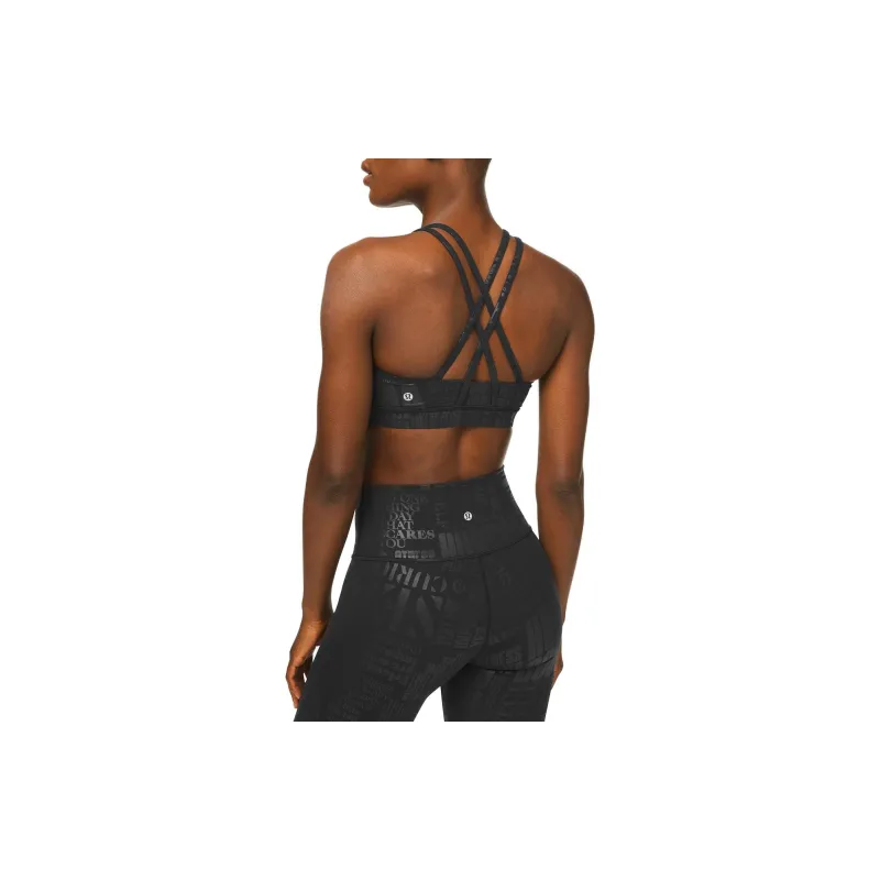 Lululemon Energy Manifesto Sports Underwear Women's Black Foil-1