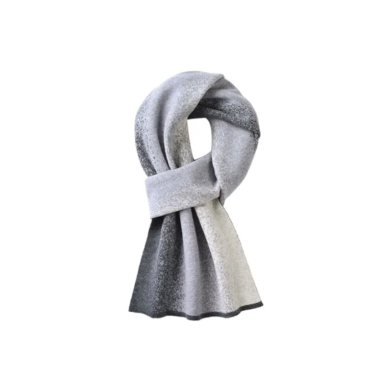 CARTELO Wool Knit Scarves Unisex-2