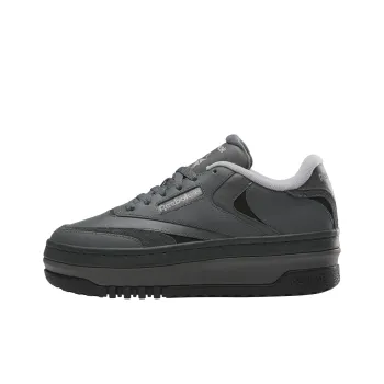 Reebok Club C Anti Slip Wear Resistant Low Top Skateboard Shoes Women's Black