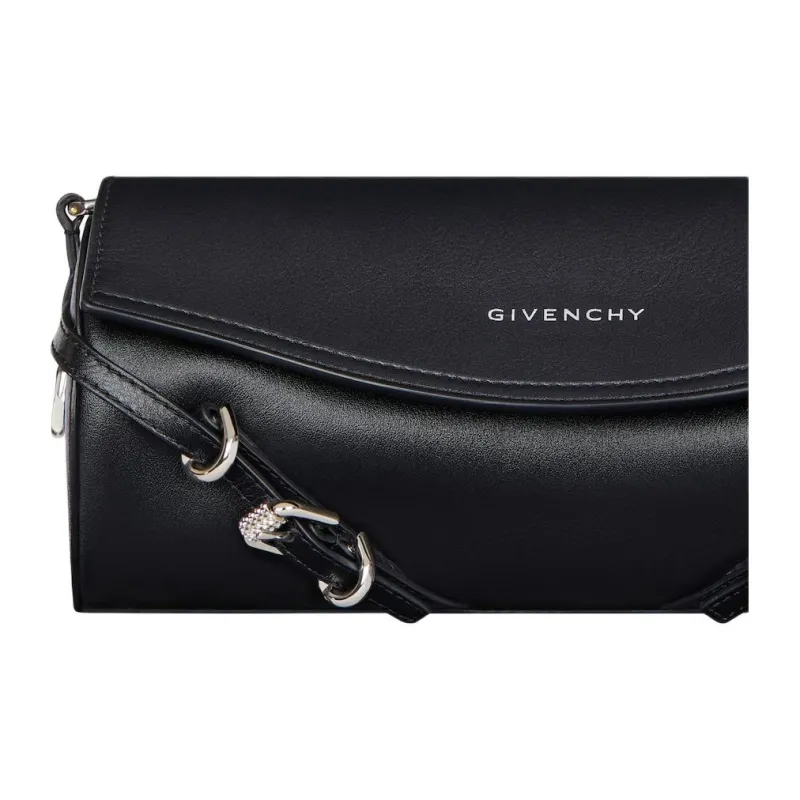 Givenchy Voyou Grain Bright Calfskin Shoulder Bag, Crossbody Bag Men's Black-5