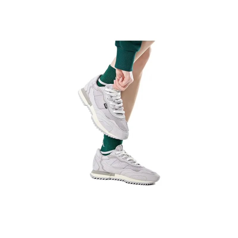 Kappa Anti Slip Wear Resistant Low Top Casual Running Shoes Unisex Gray-7
