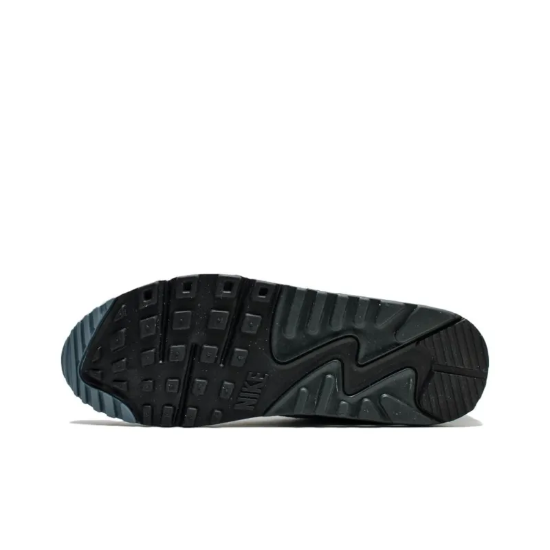 Nike Air Max 90 Slip Resistant Low Top Casual Running Shoes Unisex Blue Gray-4