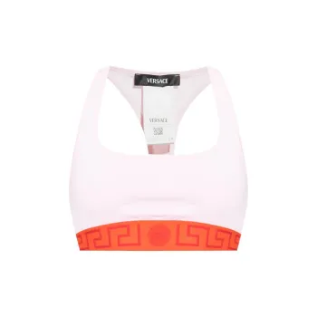 VERSACE Greca Border Scoop Neck Triangle Bra