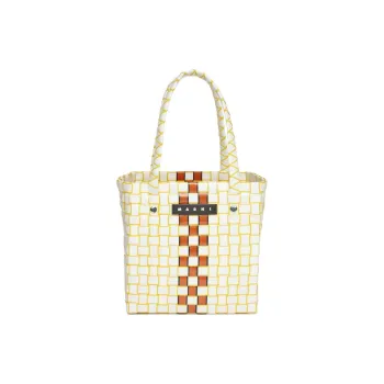 MARNI Box Logo Patch Tote Bag