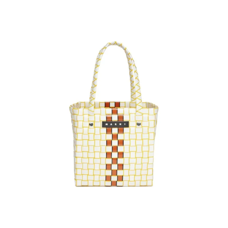 MARNI Box Logo Patch Tote Bag-0