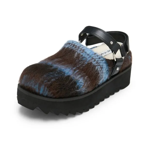 Lost In Echo Outer Platform Height Increasing Double Straps With Hook and Loop Buckle Boots-9