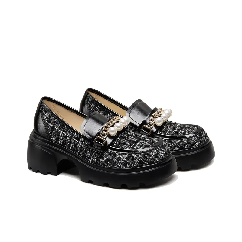 Lily Wei Loafers Women's Black-3