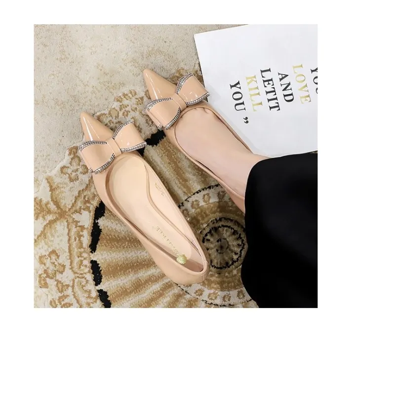 BIGTREE Chunky Heel High Heels 4.5cm Women's-13