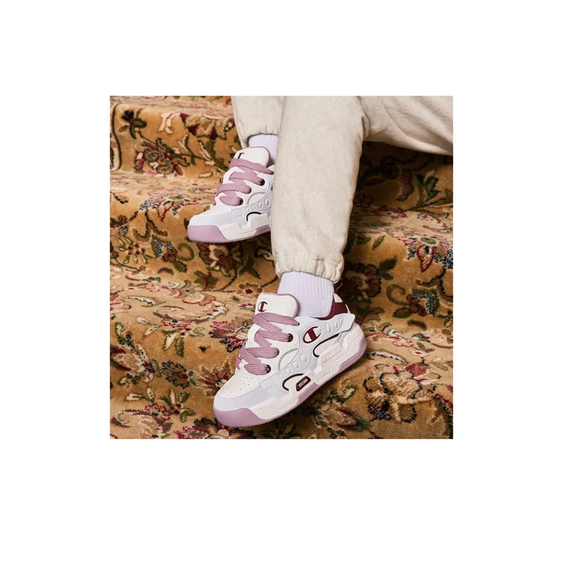 Champion Low Top Skateboard Shoes Women's Light Purple-5