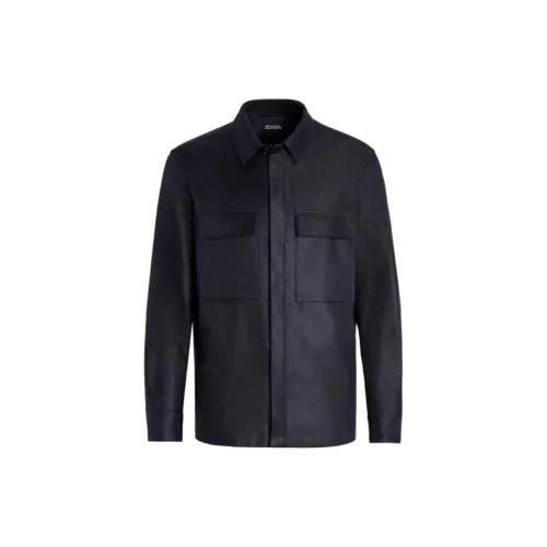 Ermenegildo Zegna Jackets Men Marine Blue