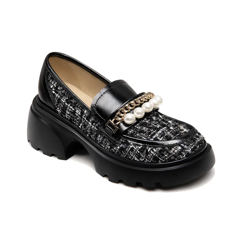 Lily Wei Loafers Women's Black-2
