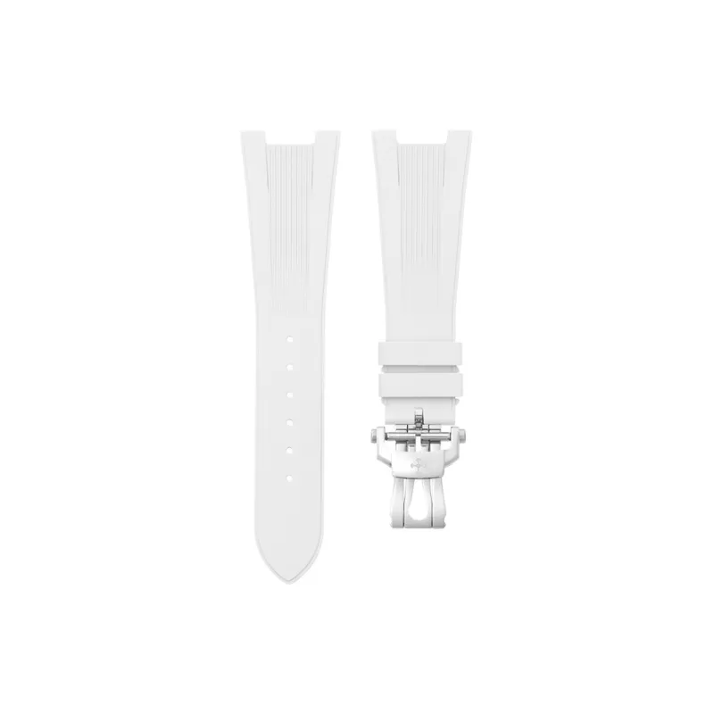 VAGENARI Rubber Strap Compatible With Audemars Piguet Royal Oak 5711.5712.5726.5980 Platinum Models Unisex-42