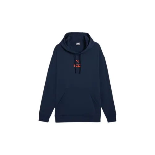 PUMA Hoodie Sweatshirts Men Marine Blue