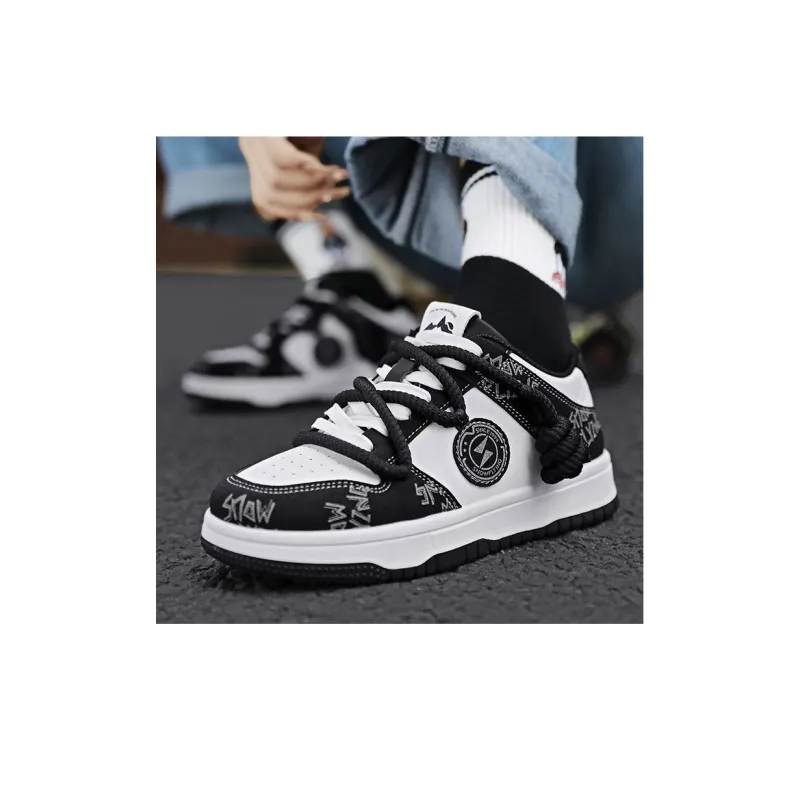 SNOW FLYING Low Top Skateboard Shoes Unisex-9