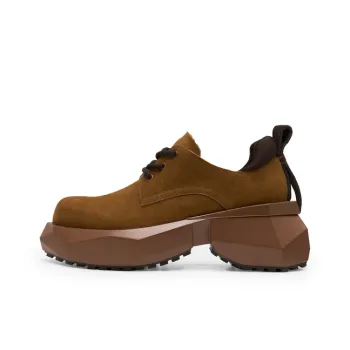 Lost In Echo Platform Height Increasing Wedge Sole Round Tip Business Shoes Shoe Size Comparison