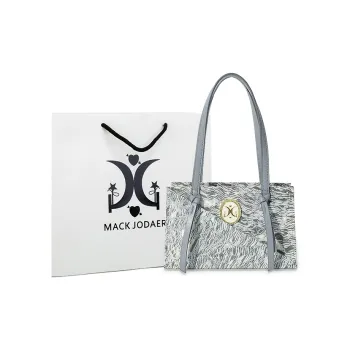 MACK JODAER Synthetic Leather Shoulder Bag Women's Gray